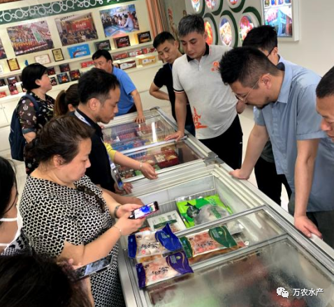 良之隆團隊攜客戶來訪萬農水產基地深入考察交流